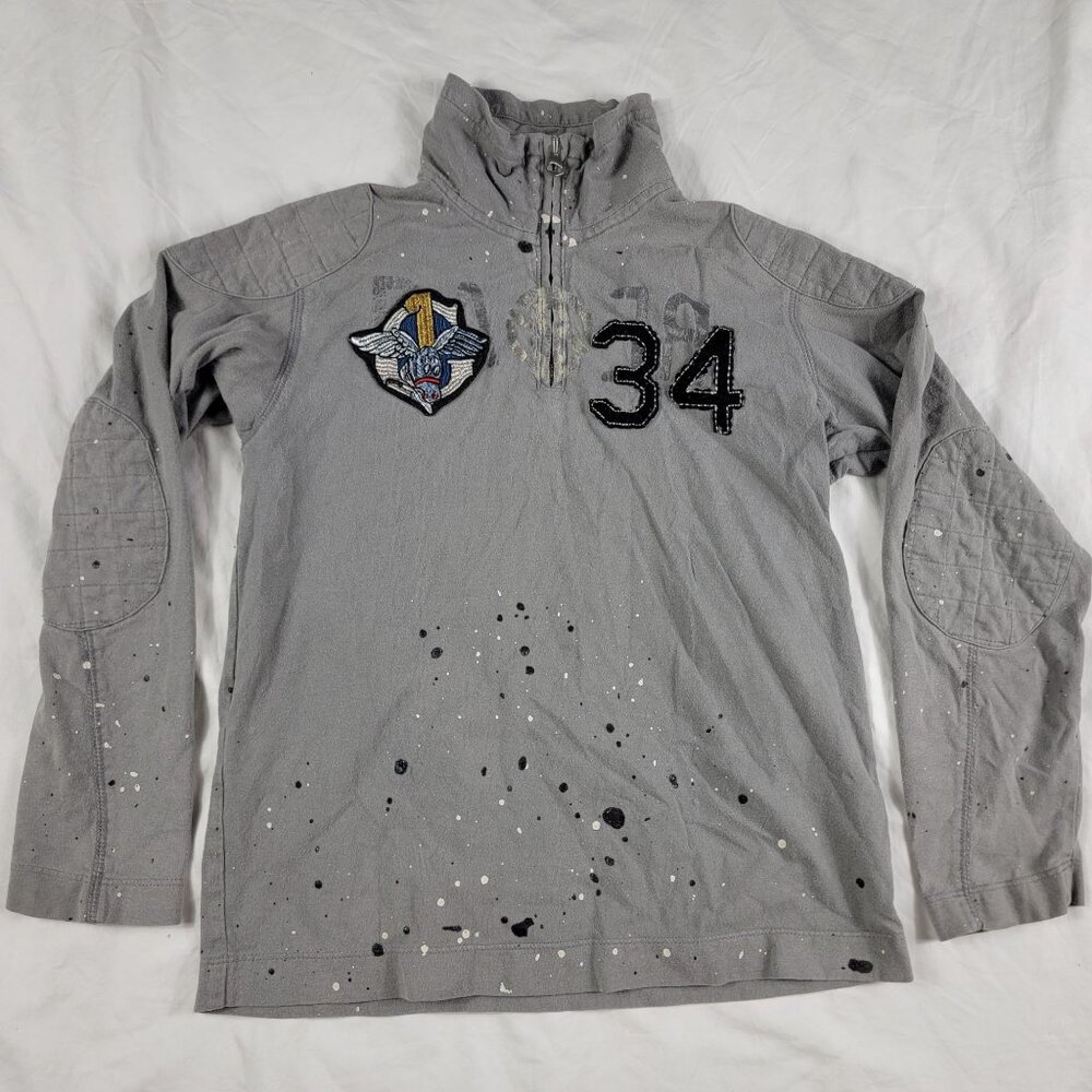 Racer Hideaway Shippensburg PA Womens 10 Gray Long Sleeve Pullover Sweatshirt